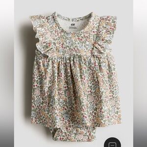 NWT 6-9m H&M organic cotton baby dress